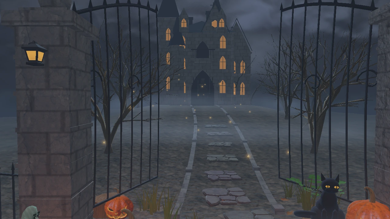 A creak between the towers
